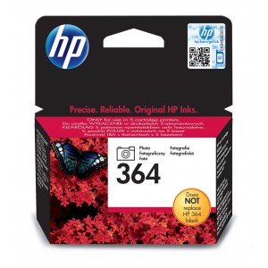 HP 364 Photo Black Ink Cartridge with Vivera Ink - CB317EE-ABE