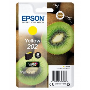 Epson Singlepack Yellow 202 Claria Premium Ink - C13T02F44020